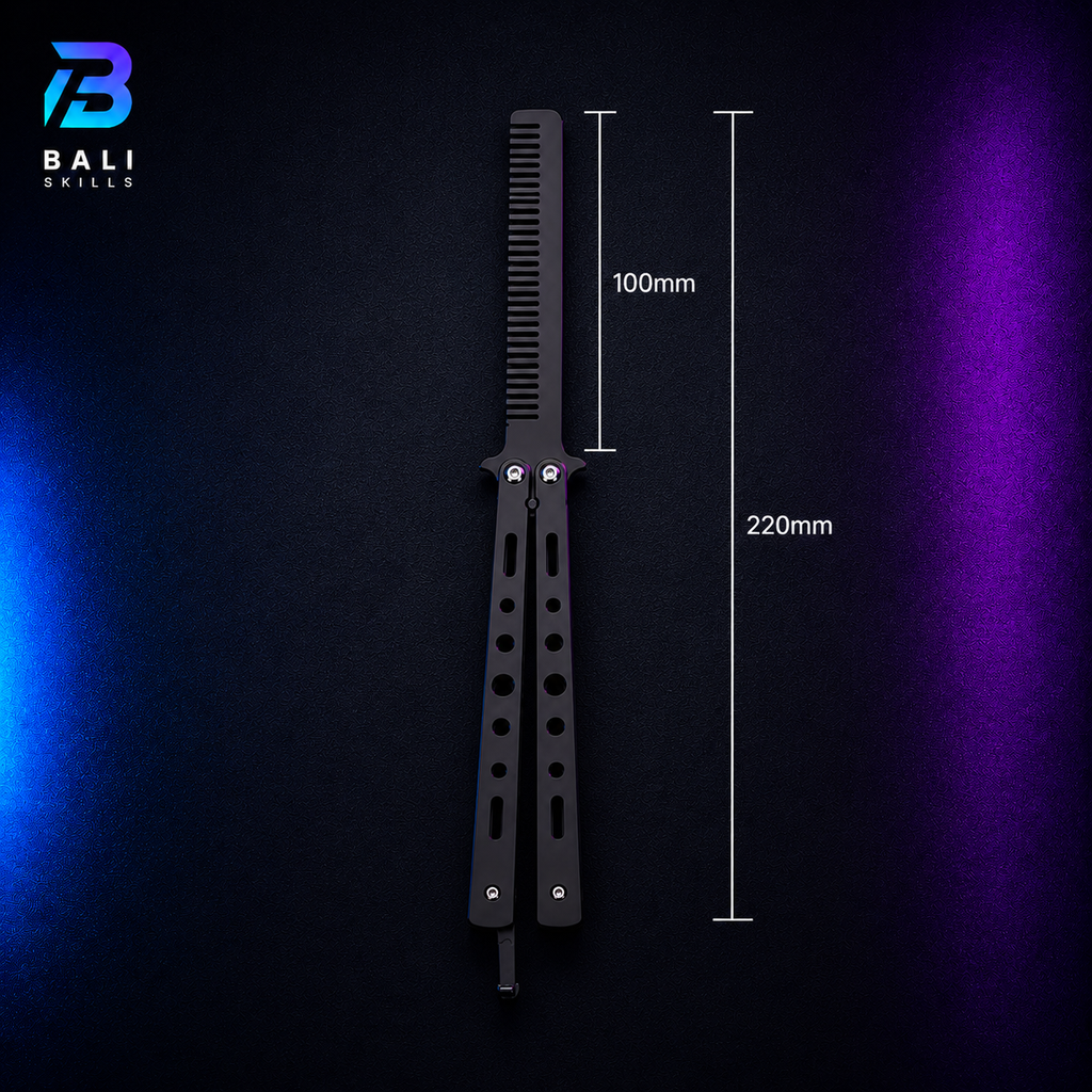 Balisong de Titanio — Edición Peine